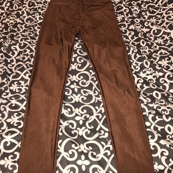 Pants - NWOT golden brown hi waisted legging yoga workout